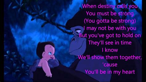 You'll Be in My Heart by Phil Collins (w/ lyrics) From Disney.
